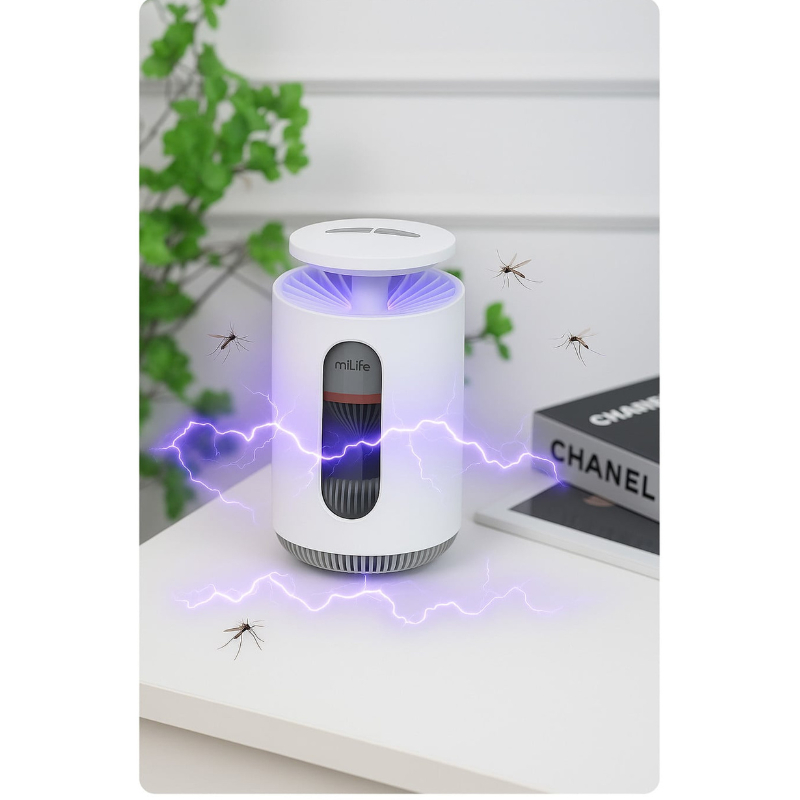 Đèn bắt muỗi milife K5P thay thế cả đèn ngủ