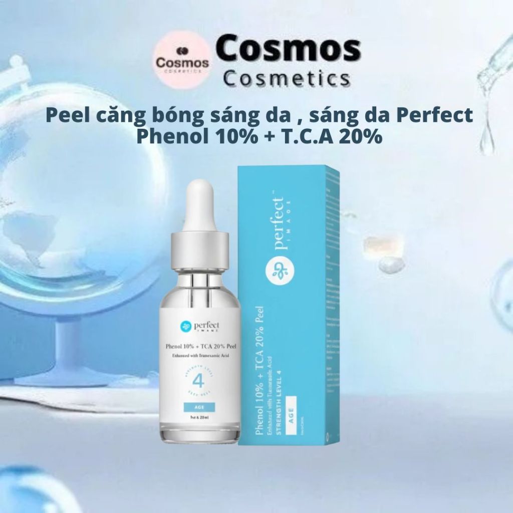 Peel căng bóng sáng da , sáng da Perfect Image Phenol 10% + T.C.A 20% Peel