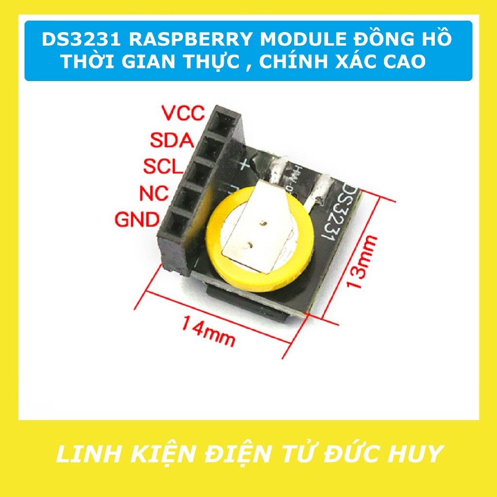 DS3231 Raspberry module đồng hồ thời gian thực