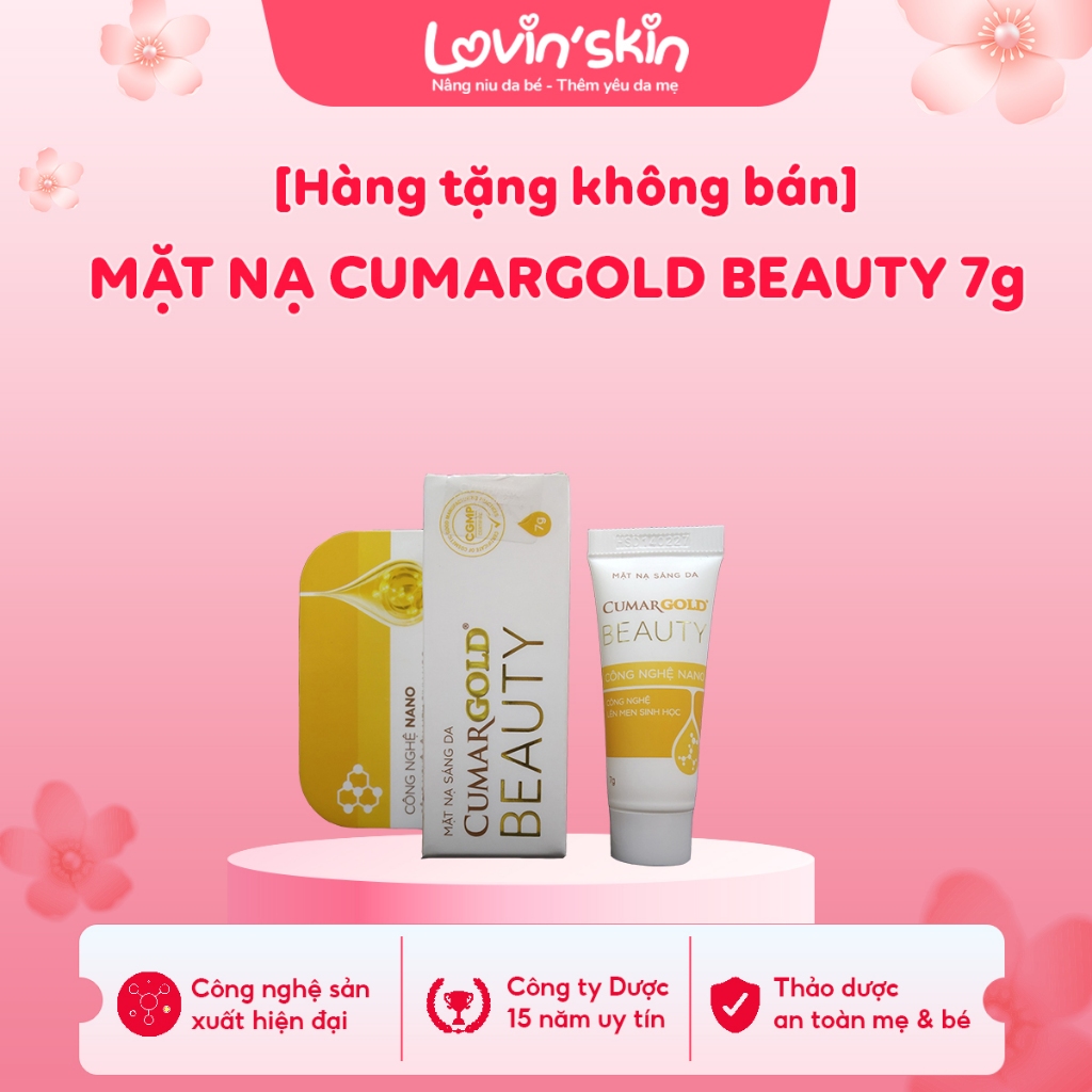 [Hàng tặng không bán] Mặt nạ CumarGold Beauty 7g - HN0632
