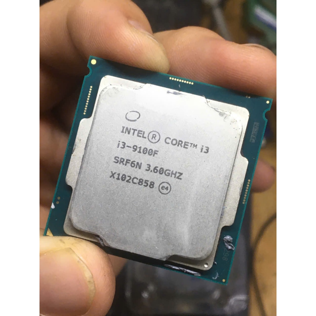 CPU intel Core i3-9100F dùng cho main H310, B360, B365, H370, Z370, Z390 hàng chính hãng