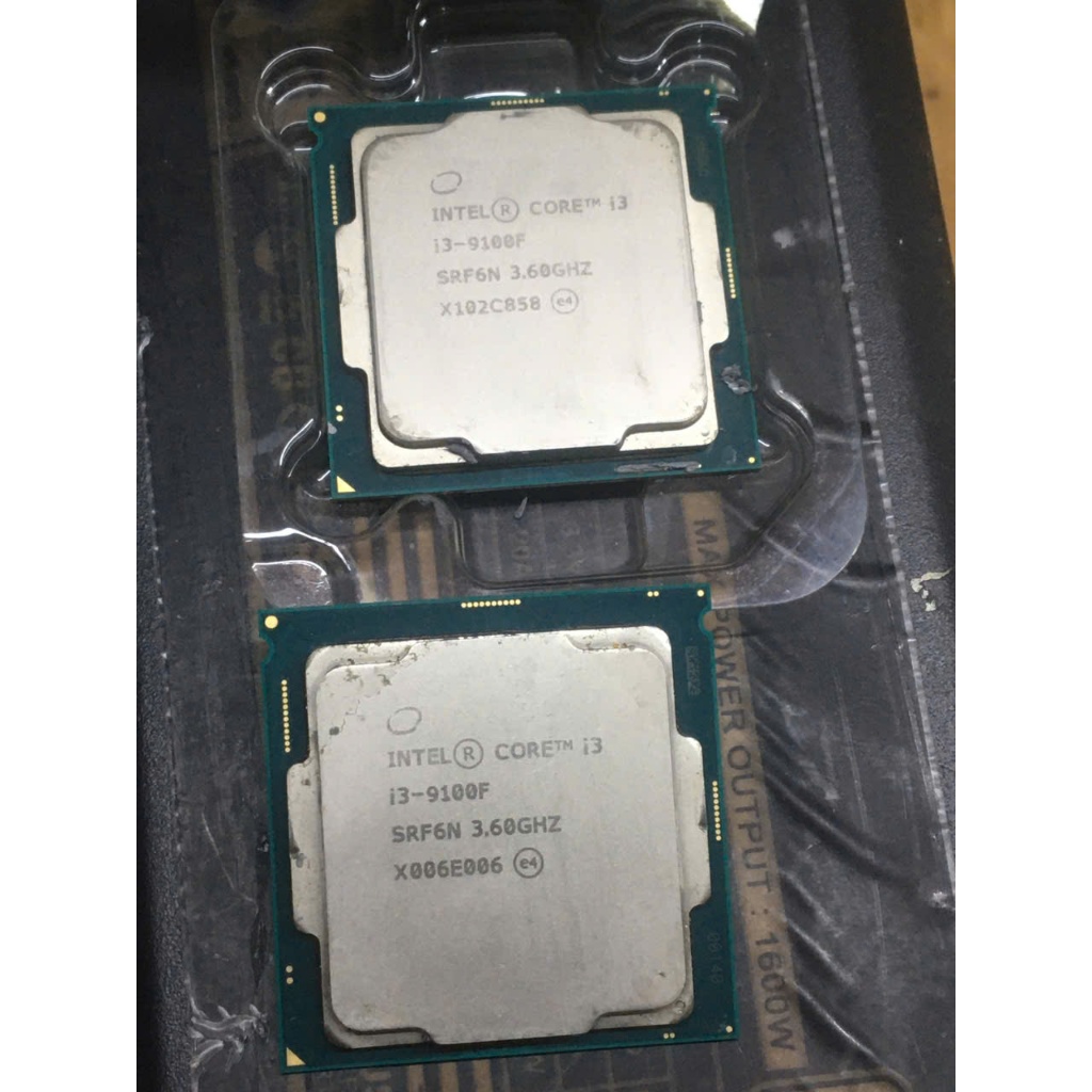 CPU intel Core i3-9100F dùng cho main H310, B360, B365, H370, Z370 và Z390 chính hãng