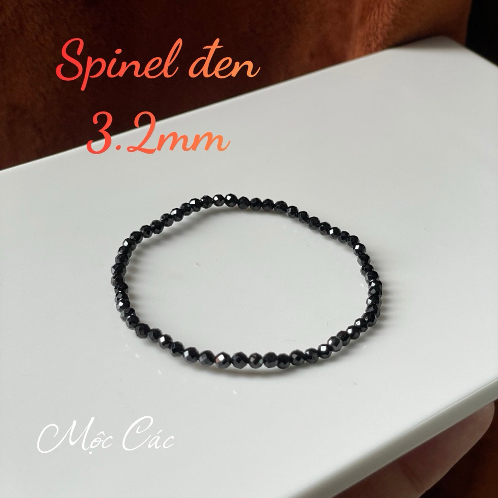 Vòng Spinel đen cắt giác