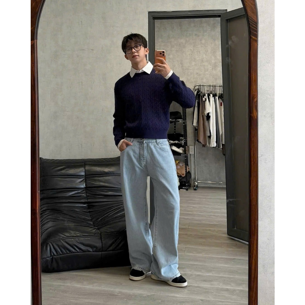 Quần Jeans Ống Suông Ver 1 Calem.Club nhiều màu tôn dáng form unisex nam nữ | BigBuy360 - bigbuy360.vn