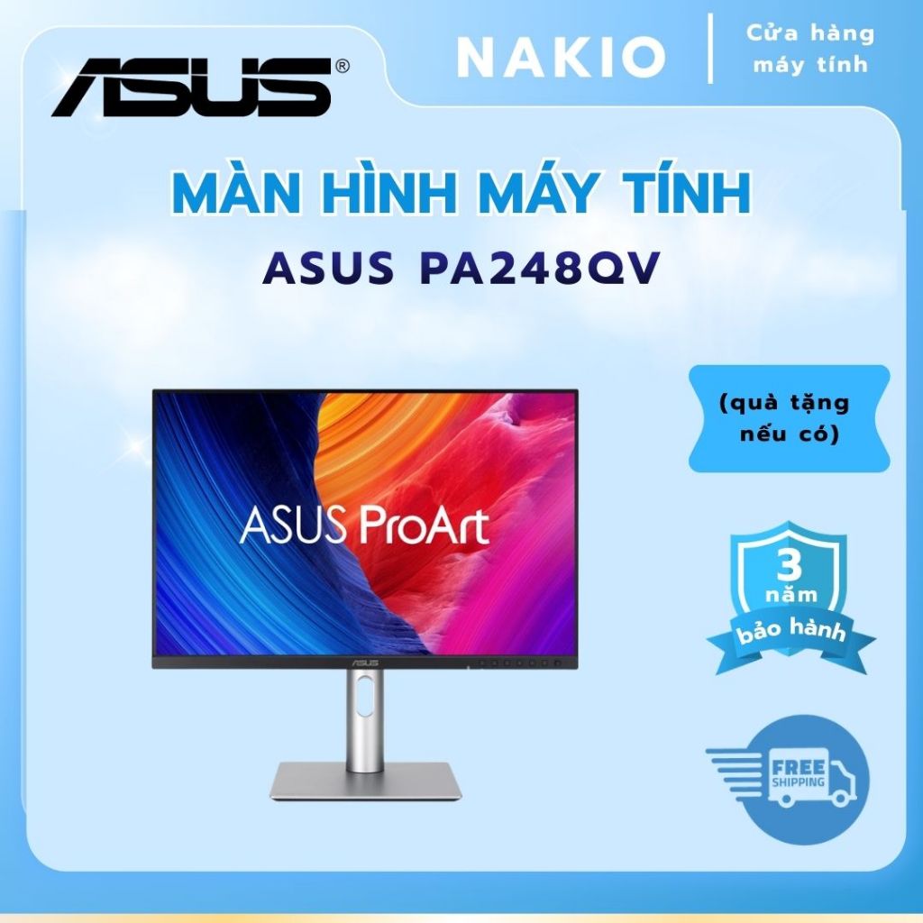 Màn Hình Đồ Hoạ ASUS ProArt PA248QV 24" (IPS/75Hz/sRGB/ 16:10) - Bảo hành 36 tháng