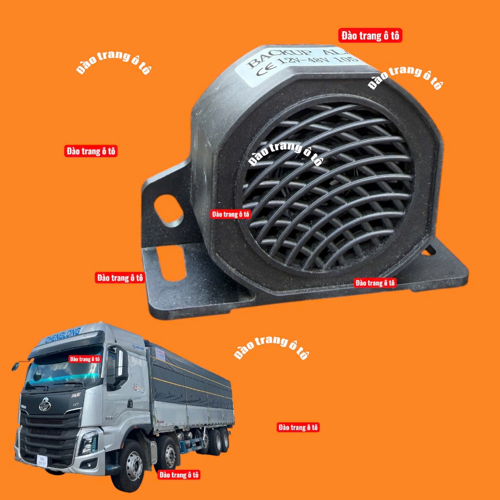 Còi lùi xe tải nặng 12v 24v 36 48v âm thanh to còi lùi quang treo còi xi nhan còi lùi xe ô tô