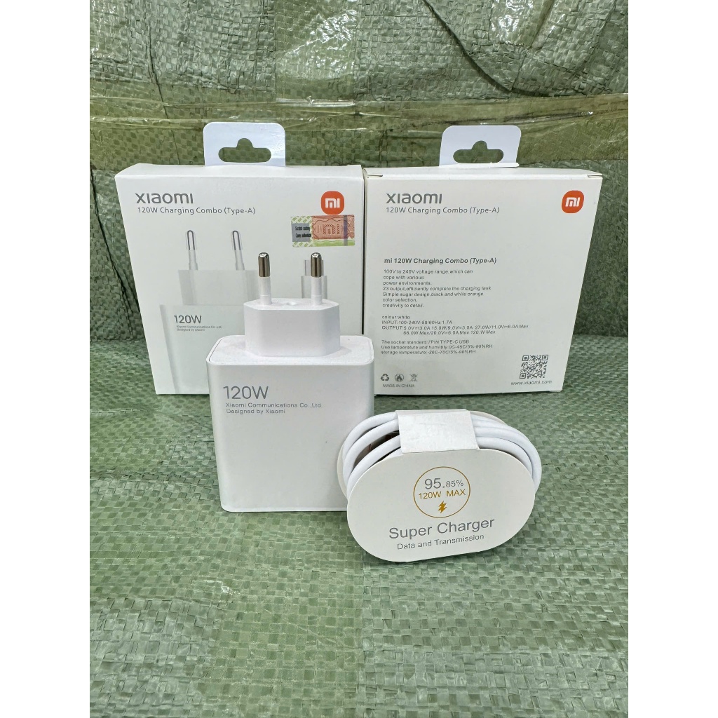 Bộ sạc siêu nhanh Xiaomi 67W kèm dây Type C