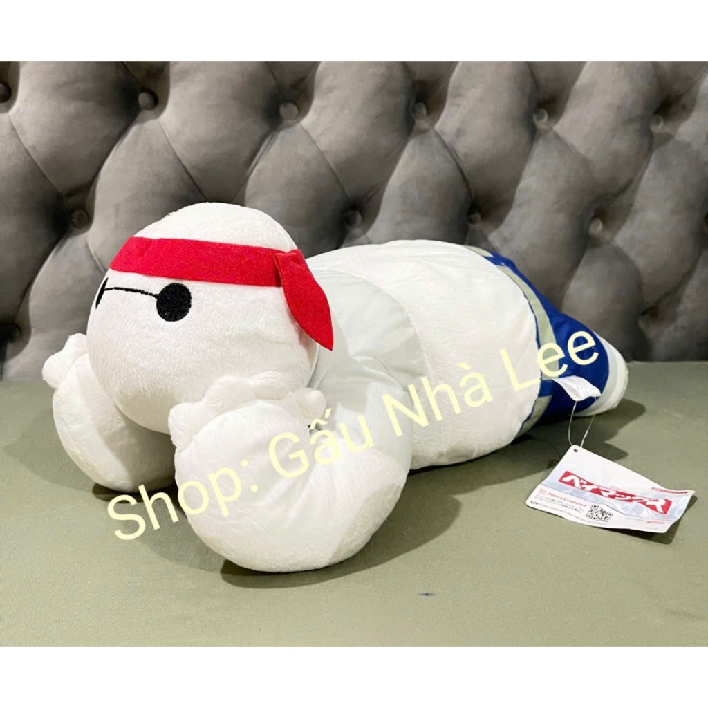 [ Nhật Bản ] [MS2267] Bé gấu bông Baymax nằm chống cằm - Disney, size 45cm, lông mềm mịn, hàng mới, 