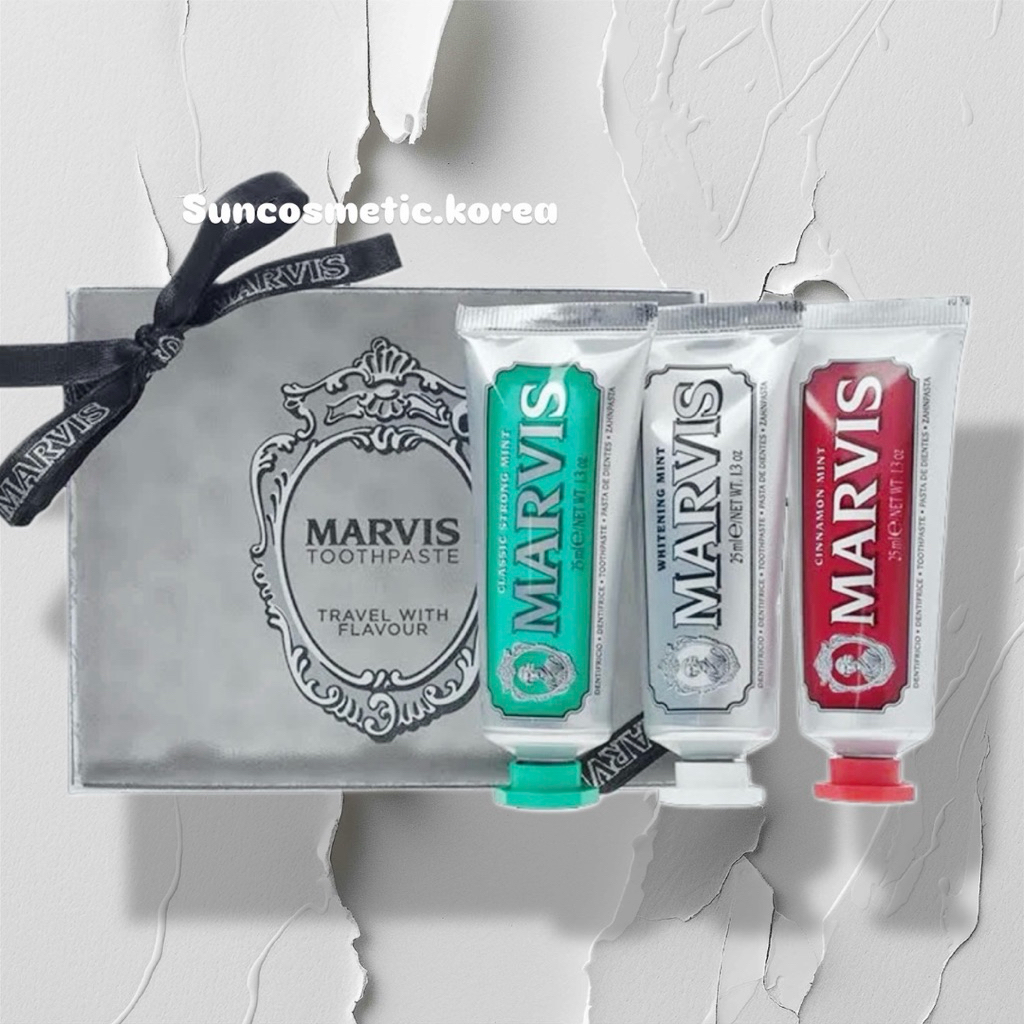 Set 3 Tuýp Kem đánh răng Marvis mini