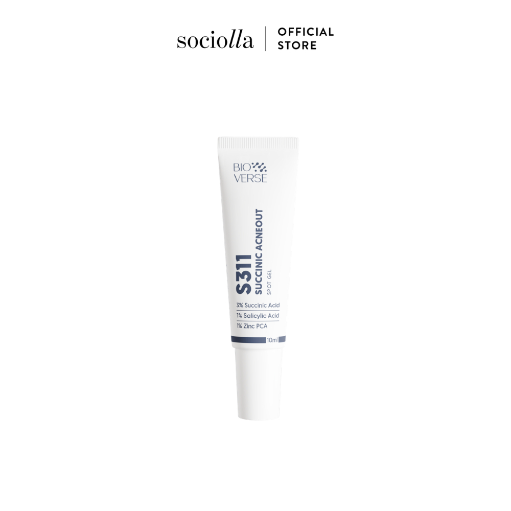Gel Hỗ Trợ Giảm Khuẩn Và Se Còi Mụn Bioverse S311 Succinic Acneout 10ml