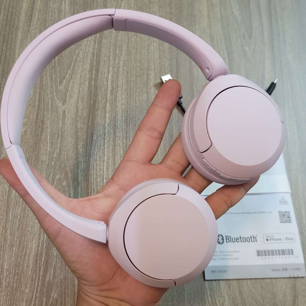 Tai nghe Sony WH CH520 on ear không dây kết nối đa điểm | BigBuy360 - bigbuy360.vn