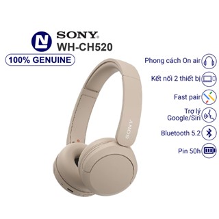 Tai nghe Sony WH CH520 on ear không dây kết nối đa điểm