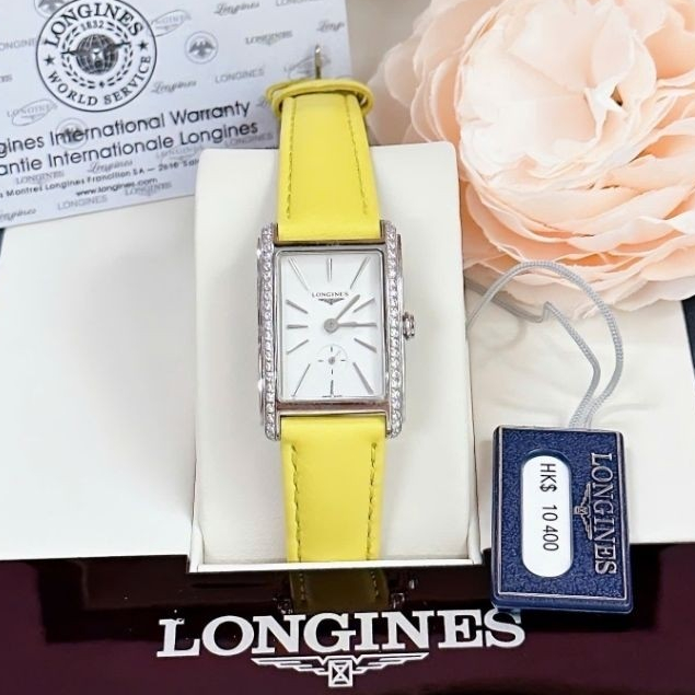 💫Đồng Hồ Nữ Longines Dolcevita Mẫu mới nhà longines đơn giản, cá tính , niềng đính đá cao cấp