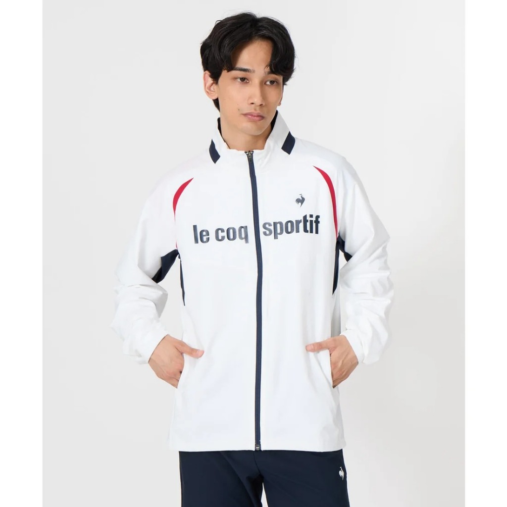 Áo Khoác Gió Thể Thao Co Giãn Chống Nước Nam le coq sportif LT6SJK20MV-WH00