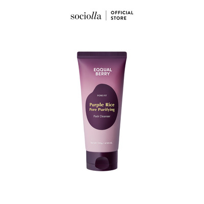Sữa Rửa Mặt Làm Sạch Lỗ Chân Lông Eqqualberry Rice Pore Purifying Pack Cleanser 130g