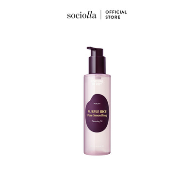 Dầu Tẩy Trang Làm Sạch & Loại Bỏ Mụn Đầu Đen Eqqualberry Purple Rice Pore Smoothing Cleansing Oil 200ml