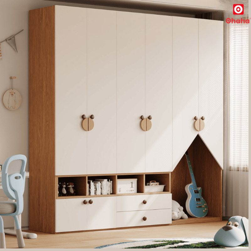 [Freeship HCM] Tủ quần áo trẻ em hiện đại Ohaha.vn TQAK016
