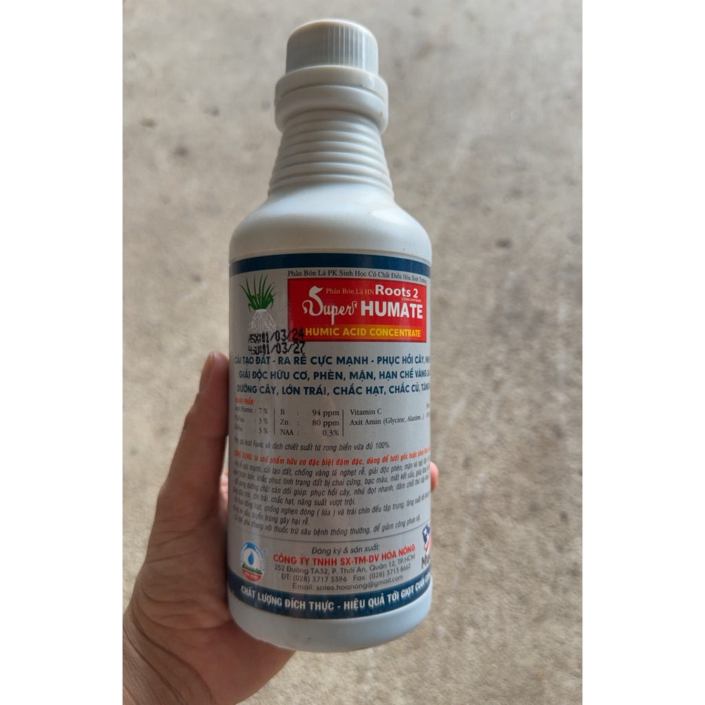 Phân bón lá Super Humate