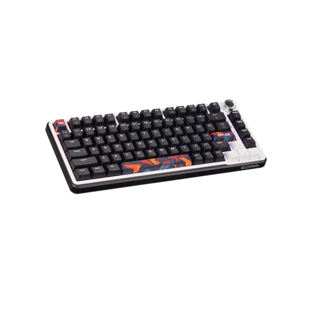 Bàn phím cơ gaming E-DRA EK375S, EK368S, EK398S Núm vặn, 3 mode, EK375V2 có dây. BH chính hãng 2 năm | BigBuy360 - bigbuy360.vn