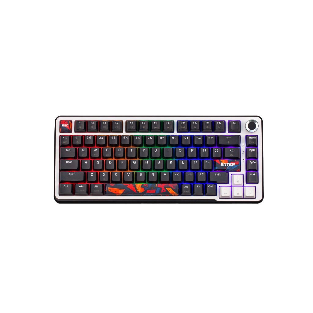 Bàn phím cơ gaming E-DRA EK375S, EK368S, EK398S Núm vặn, 3 mode, EK375V2 có dây. BH chính hãng 2 năm | BigBuy360 - bigbuy360.vn
