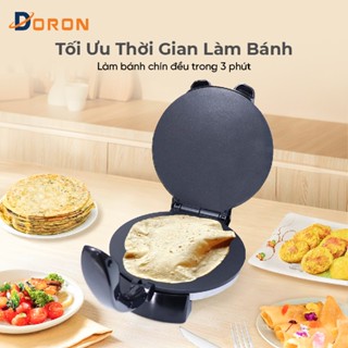 Máy làm bánh kếp DORON 1500W điều chỉnh 50 - 250 độ, làm nóng nhanh