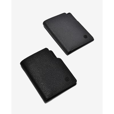 [Mẫu mới] Ví Nam Dáng Đứng Đông Hải Dập Logo - KT21