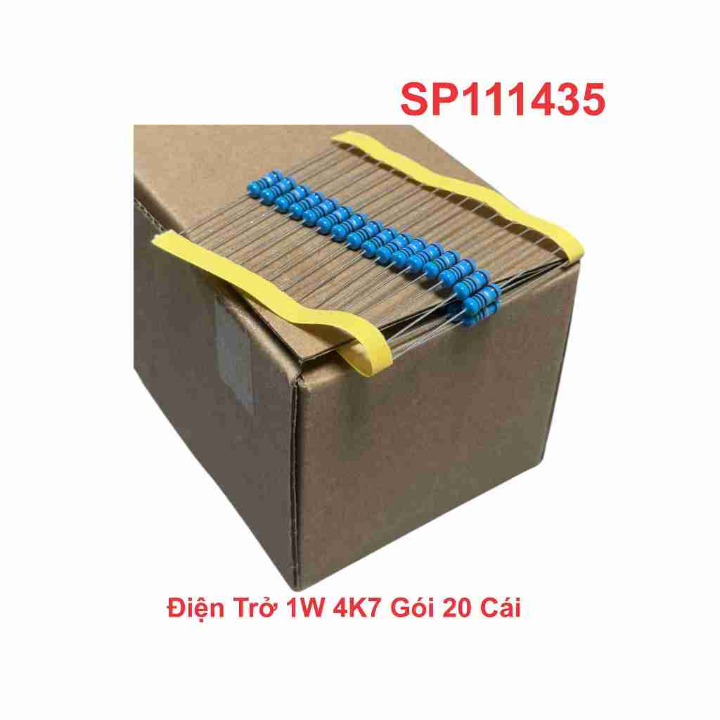 Điện Trở 1W 4K7 Gói 20 Cái