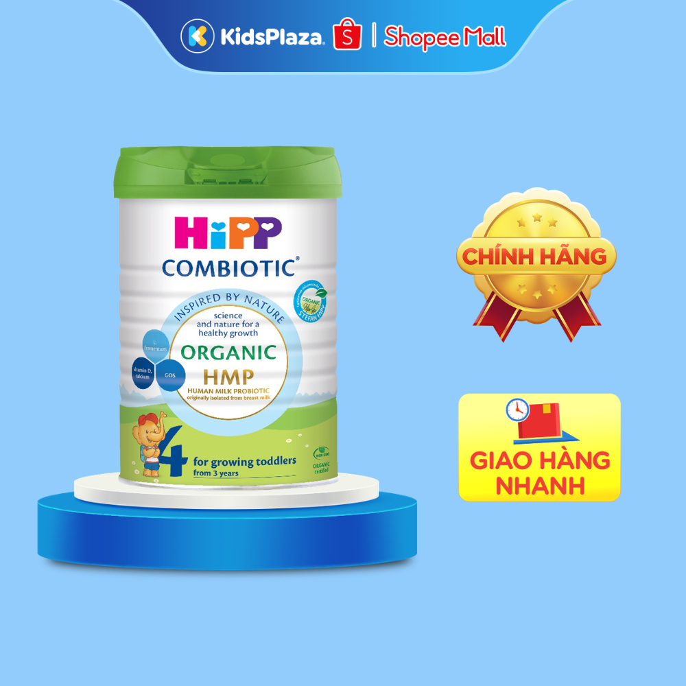[M4] Sữa Hipp số 4 Organic Combiotic HMP 800g cho bé trên 3 tuổi