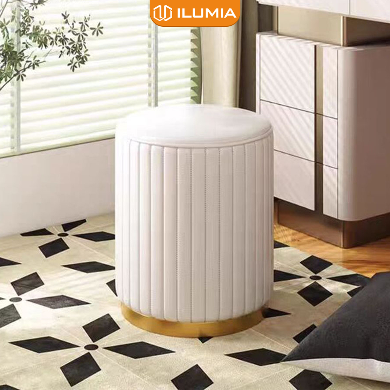 Ghê đôn mặt đệm bọc nỉ sang trọng thương hiệu ILUMIA - ILUMIA45