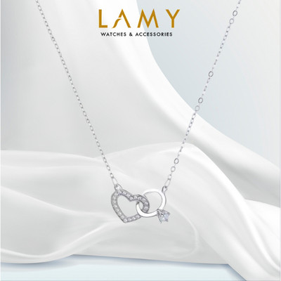 Dây chuyền bạc nữ LAMY Love Diamond Ring Necklace 6331SV - Dây chuyền nữ cao cấp