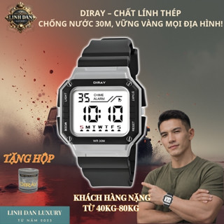 [DIRAY 24103] Đồng Hồ Nam Thủy Quân Lục Chiến | Chống Nước 30M – Đèn LED – Siêu Bền | Phong Cách Quân Đội | Cho Học Sinh