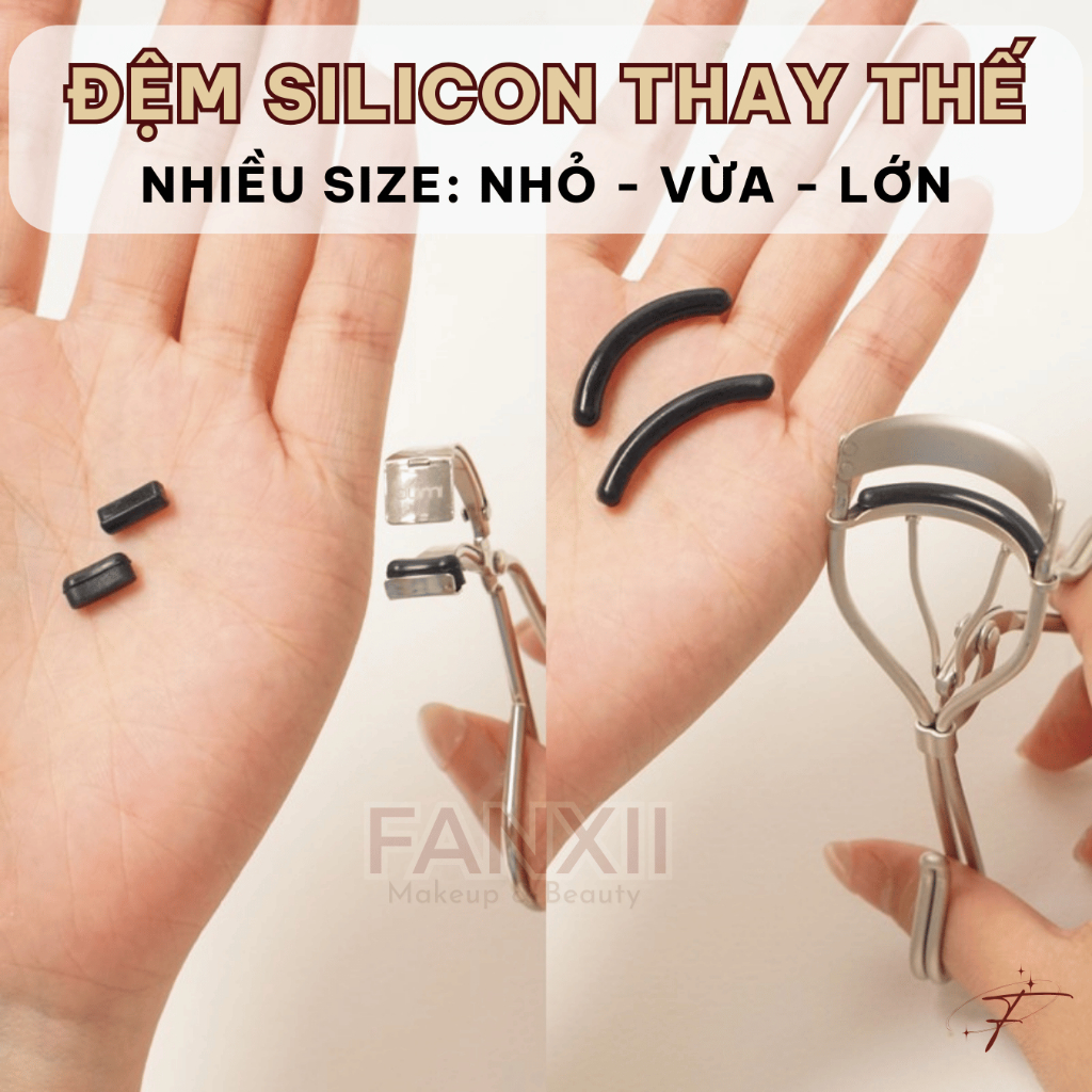 Đệm Kẹp Bấm Mi Thay Thế Bằng Silicon , Đệm Cao Su Bấm Mi Mềm Đàn Hồi Có Thể Tái Sử Dụng - FANXII Beauty