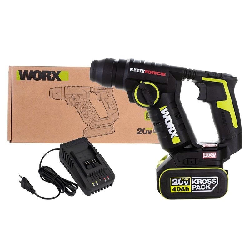 Máy khoan đục bê tông dùng pin 20V Worx WU380S (chưa pin sạc)