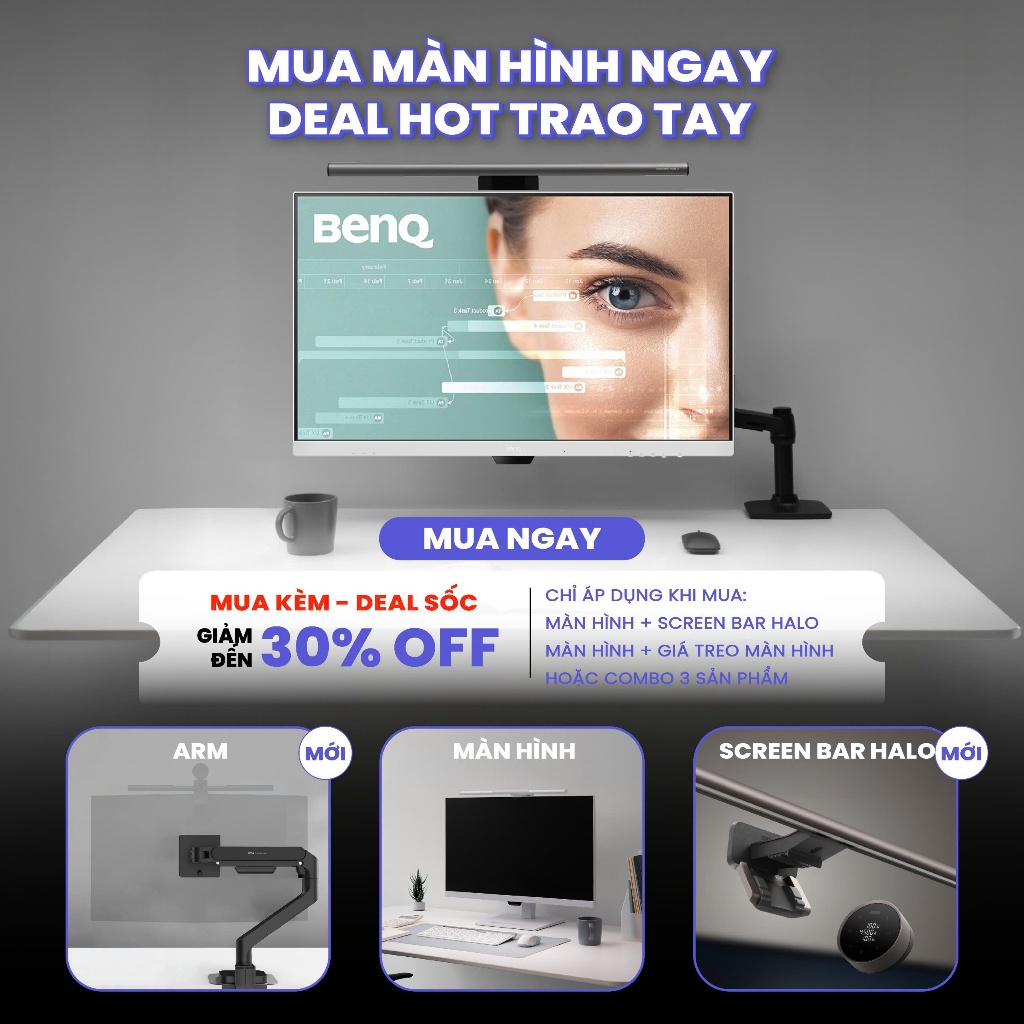 BenQ GW2790_Màn hình máy tính bảo vệ mắt 27 inch 1080p IPS 100Hz phù hợp làm việc và giải trí | BigBuy360 - bigbuy360.vn