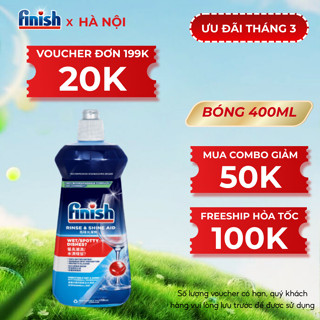 Nước Làm Bóng Chén Bát Finish Rinse & Shine Aid - chai 400ML