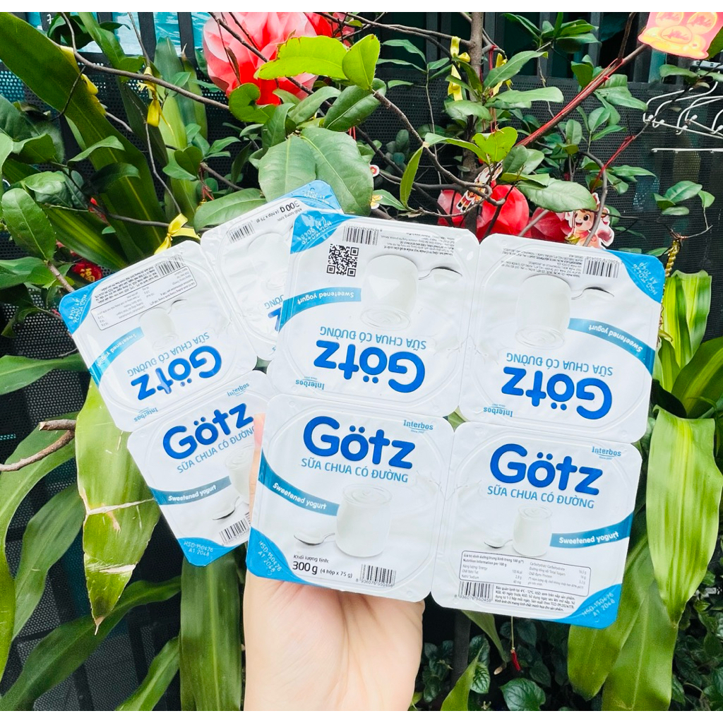 Thùng 48 hộp sữa chua Gotz 75g có đường shop Yến Linh