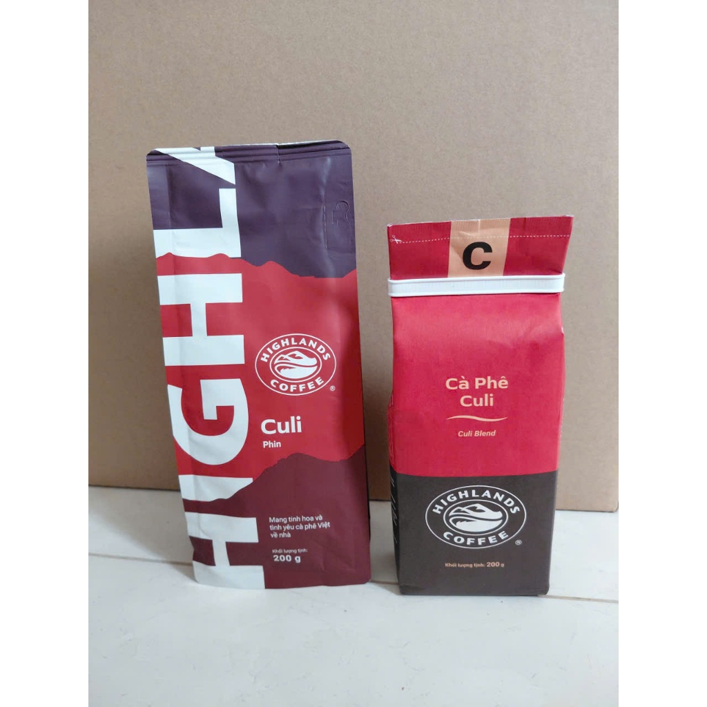 Cà Phê Rang Xay Culi Highlands Coffee (200g/gói)