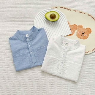 ÁO SƠ MI ĐŨI CHO BÉ Trai chất đũi xước không xù thấm hút mồi hôi cho bé từ 8-28kg DOLY KIDS