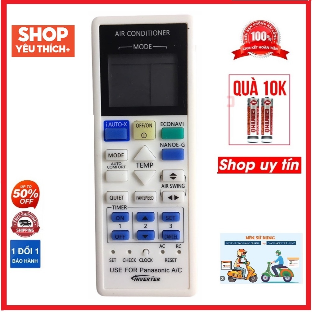 Điều khiển điều hòa Panasonic Autox