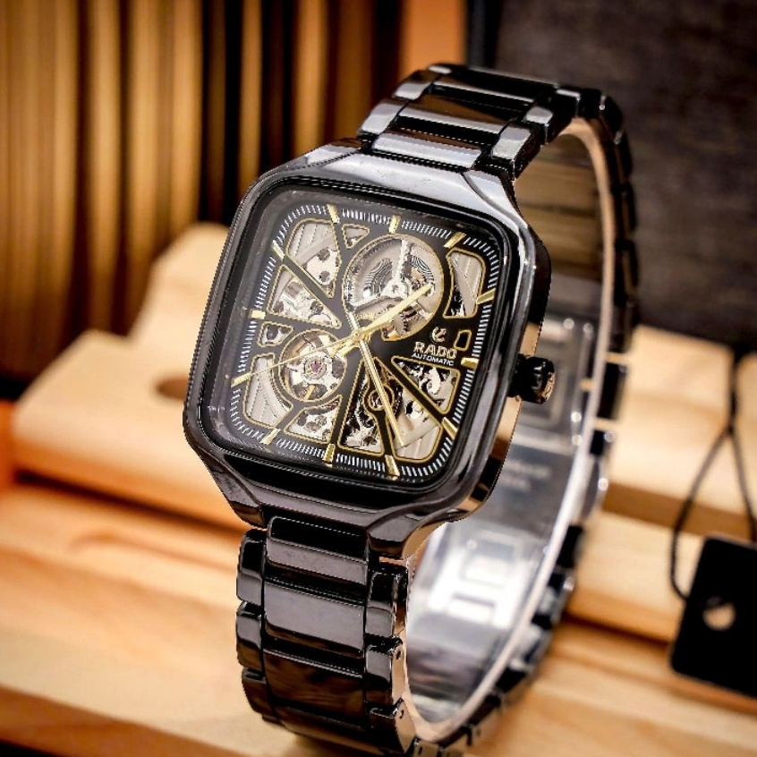 Đồng Hồ Nam RADO 𝐓𝐫𝐮𝐞 𝐒𝐪𝐮𝐚𝐫𝐞 𝐀𝐮𝐭𝐨𝐦𝐚𝐭𝐢𝐜 𝐎𝐩𝐞𝐧 𝐇𝐞𝐚𝐫𝐭 - automatic ▪️nam : 38x38mm.Máy: cơ citizen