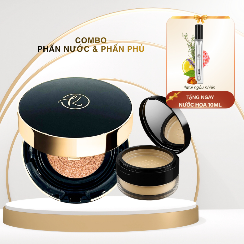 COMBO Makeup Cushion Phấn Nước 3IN1 & Phấn phủ kiềm dầu KEILEI - CHỌN: