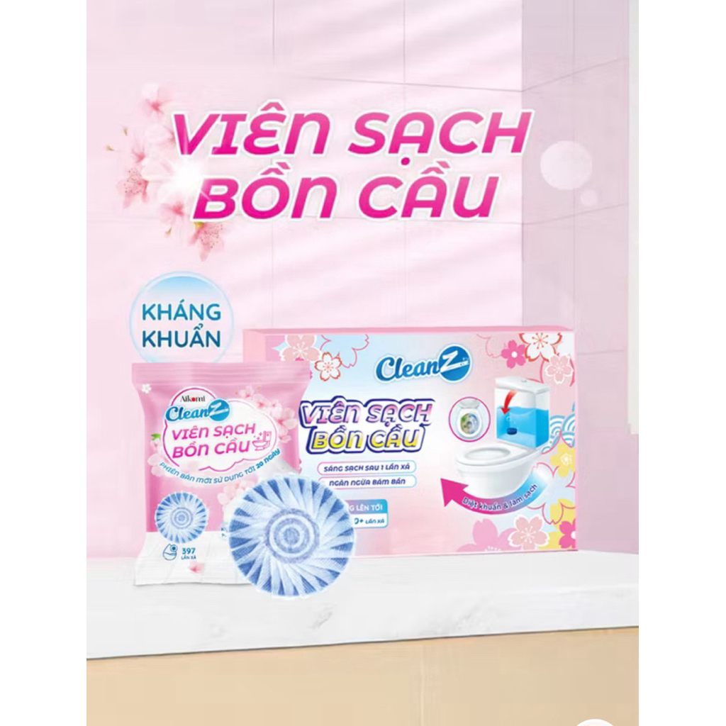 Combo Viên Sạch Bồn Cầu Cleanz
