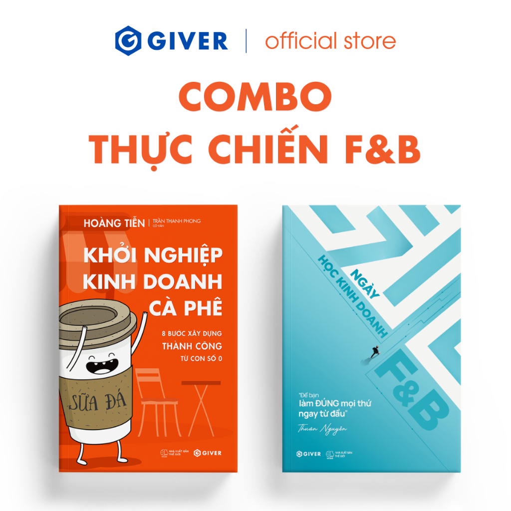 Sách - Combo Kinh Doanh Thực Chiến F&B