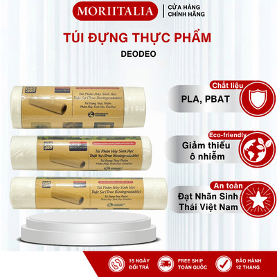 Túi Đựng Thực Phẩm Phân Hủy Sinh Học,True Biodegradable Deodeo - Nhiều Kích Thước