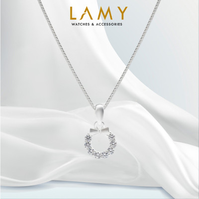 Dây chuyền bạc LAMY Bow Wreath Pendant Silver Necklace 6096