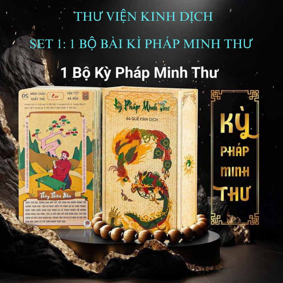 Bộ Bài KINH DỊCH 64 Quẻ KỲ PHÁP MINH THƯ - Cẩm Nang Giải Mã Vận Mệnh - Phán đoán tương lai - Trí tuệ