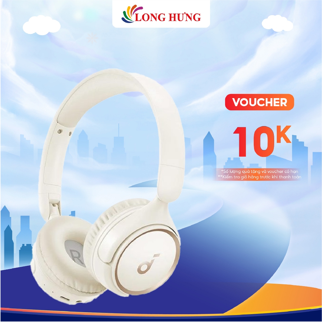 Tai nghe chụp tai Bluetooth Anker Soundcore Space H30i A3012 - Hàng chính hãng