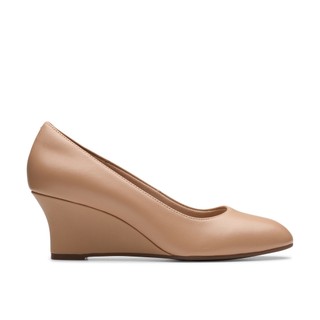 Giày Đế Xuồng Da Nữ Clarks - Olivette Pearl