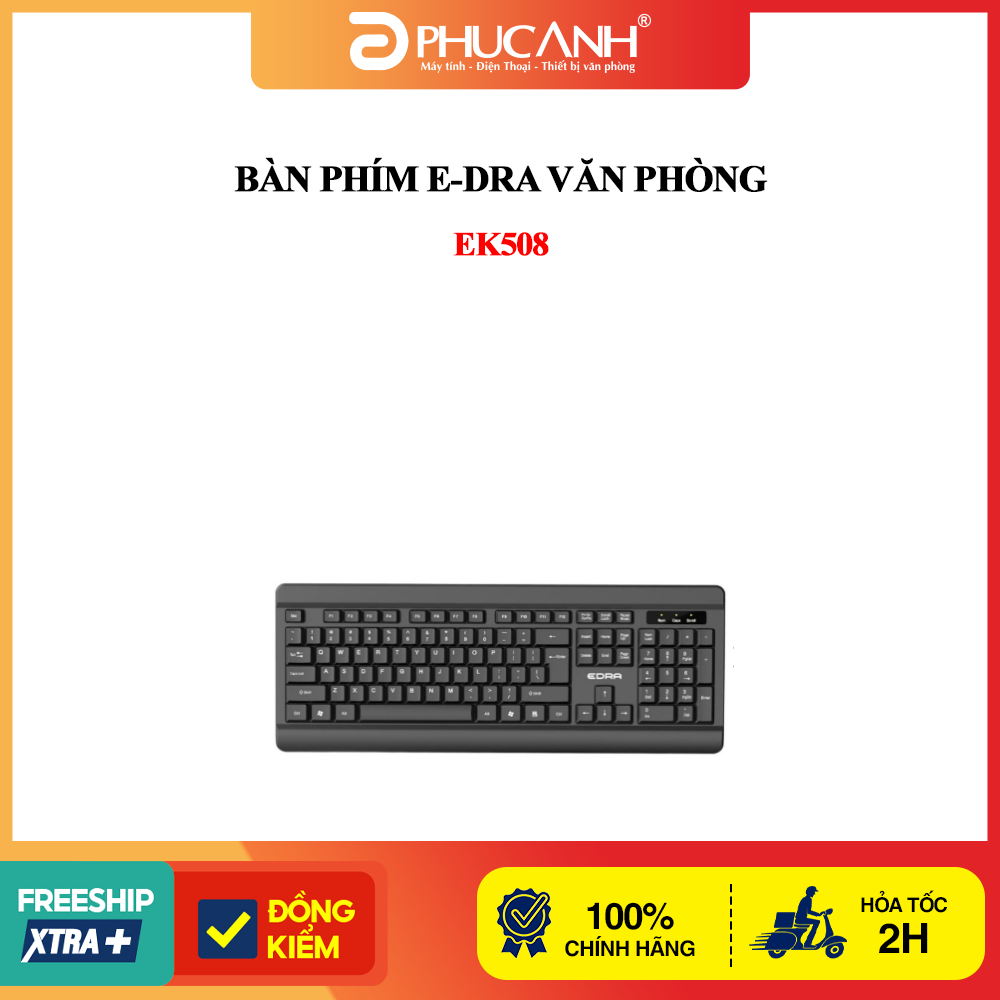 Bàn phím văn phòng E-Dra EK508