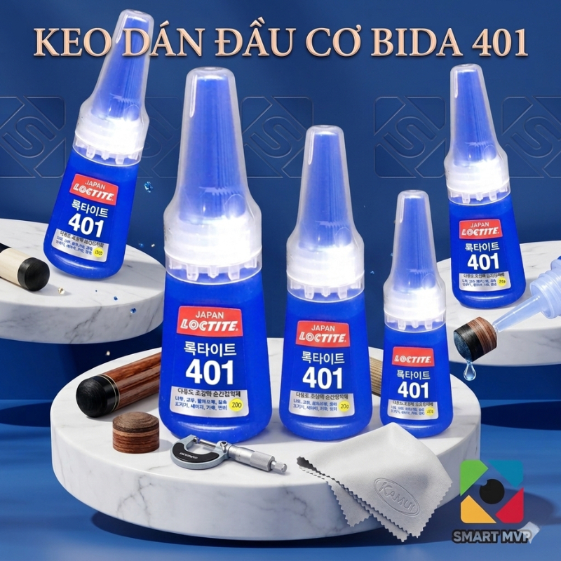 Keo Dán Đầu Tẩy Bida 401 - Keo 401 Siêu Bám Dính
